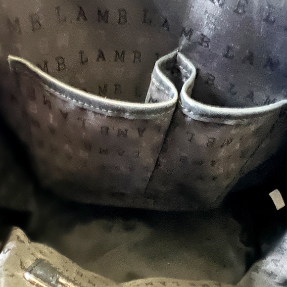 L.A.M.B. By Gwen Stefani Hemingford Satchel Black Vintage - Picture 8 of 16